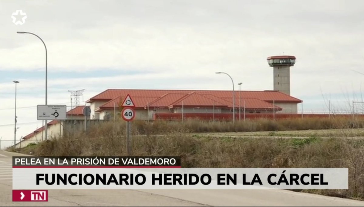 InfoTelemadrid's tweet image. Un funcionario herido en la cárcel de Valdemoro debido a una pelea.
#Telenoticias1
#SintonizaTelemadrid
#InfórmateEnTelemadrid
#InfoLocalTelemadrid
#Telemadrid179
#ValdemoroTelemadrid