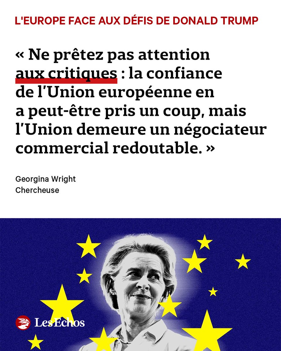 Les Echos (@lesechos) on Twitter photo 💥 "Il est bien trop tôt pour enterrer l'Europe qui a gardé des munitions pour d'éventuelles ripostes ultérieures." ➡️ trib.al/gBg0GbB
✍️ Une tribune signée <a href="/GeorginaEWright/">Georgina Wright</a>. 💥 "Il est bien trop tôt pour enterrer l'Europe qui a gardé des munitions pour d'éventuelles ripostes ultérieures." ➡️ trib.al/gBg0GbB
✍️ Une tribune signée <a href="/GeorginaEWright/">Georgina Wright</a>.