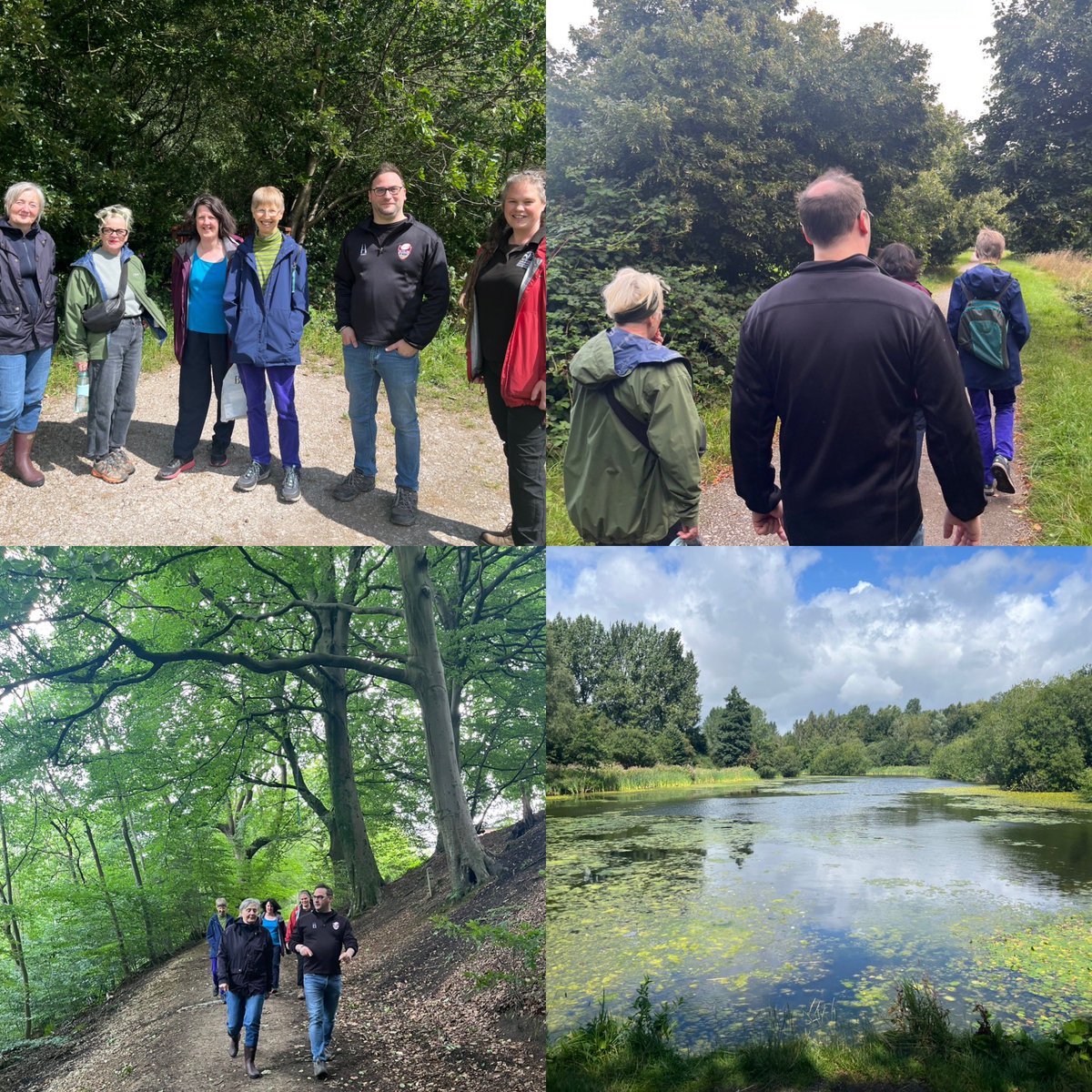 🌳Brilliant to get out with the  Ageing Well Nature Walk team around Prestwich Clough.

🗣️A great opportunity to meet with volunteers and residents in Prestwich!