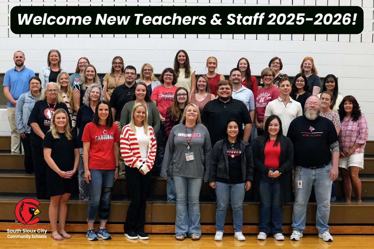 We’re excited to welcome our new certified teachers and staff who officially kicked off Day 1 yesterday! Their energy, passion, and focus on relationships and learning are already shining through.

Day 2 of orientation starts soon—SSC is the place to be! ❤️🖤
#CardinalPride