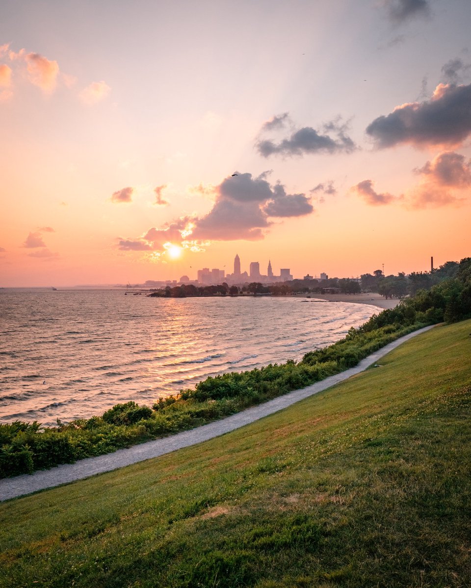 A Hazy North Coast Morning in Cleveland, Ohio