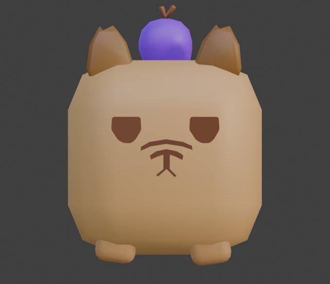 ScariPro's tweet image. I decided to try and learn blender and pursue modeling, this is i think pushing a week of blender? It’s a Plum Capybara

If you are interested in investing in me, send me a message
I will be releasing a basic pet pack on the cheaper end that updates for free as i learn more and…