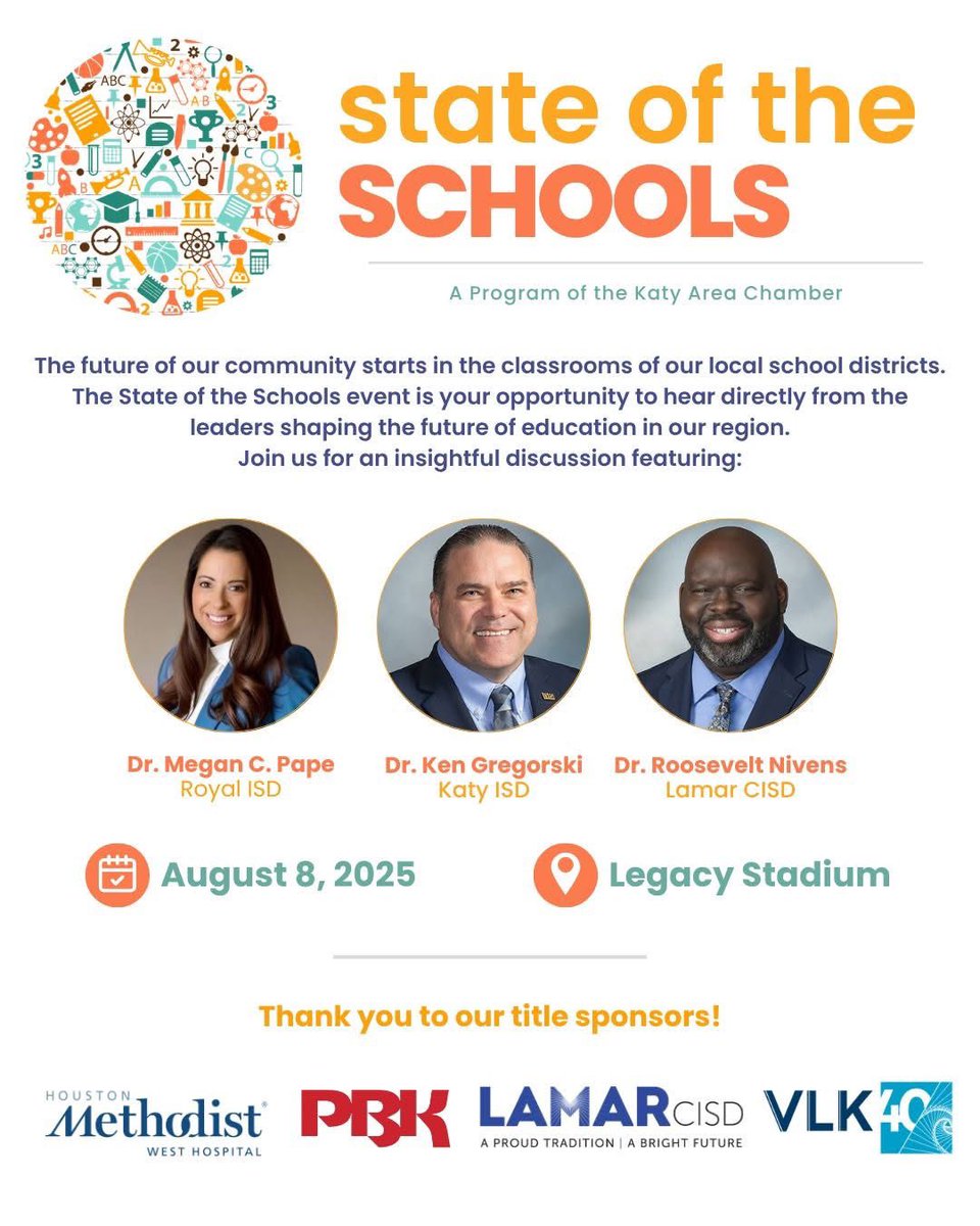 Looking forward to being a part of this great event with these exceptional Superintendents! #WeLeadTX #WeAreRoyal
