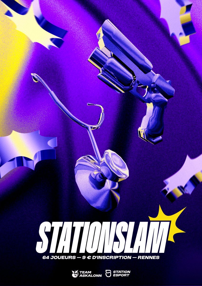 Team Askalonn (@teamaskalonn) on Twitter photo On ne change pas une collab' qui produit banger after banger 🫡
Rendez-vous le dimanche 17/08 chez <a href="/StationEsport/">Station Esport</a> pour STATIONSLAM 08.2025 !
💸 9€ de buy-in
🔥 Full BO5
🎉 Side event Squad Strike
😋 Restauration sur place
Inscriptions ouvertes sur start.gg/stationslam 💥 On ne change pas une collab' qui produit banger after banger 🫡
Rendez-vous le dimanche 17/08 chez <a href="/StationEsport/">Station Esport</a> pour STATIONSLAM 08.2025 !
💸 9€ de buy-in
🔥 Full BO5
🎉 Side event Squad Strike
😋 Restauration sur place
Inscriptions ouvertes sur start.gg/stationslam 💥