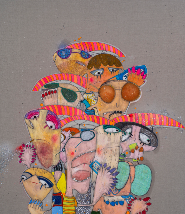 InfomagBaleares's tweet image. Los seres se #RafaMacarron, una fauna inclasificable. El artista ha construido una #iconografía muy personal, un #teatrovisual donde lo raro es lo normal y donde la diferencia es celebrada. infomag.es/2025/08/los-se…