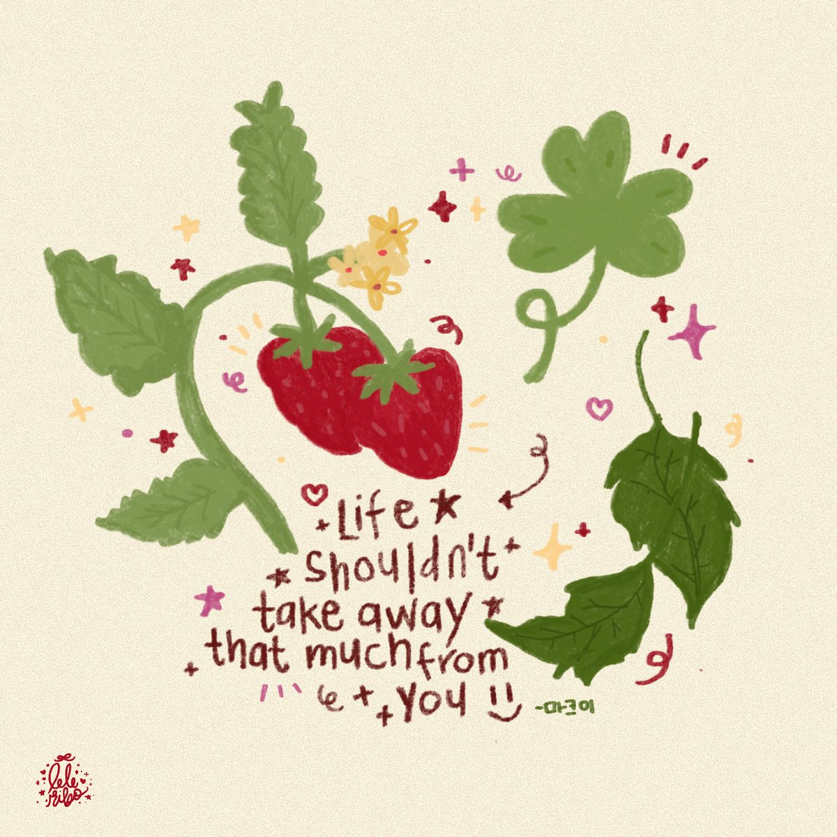 leleribo_'s tweet image. let life be kind, too🍃
