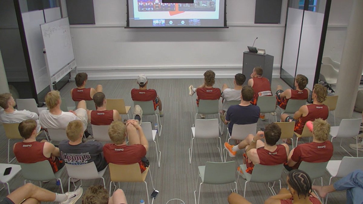 Continuing the key spread of our gambling harm prevention message to new markets, yesterday we delivered our first talk to an <a href="/AFL/">AFL</a> squad.

Marc Williams hosted a virtual session with @SydneySwans all the way in Sydney, Australia.