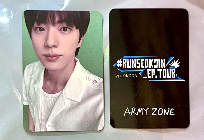 BTS RUNSEOK Jin armyzone LIVEPLAE 会場 限定 j )⁷ on X: 