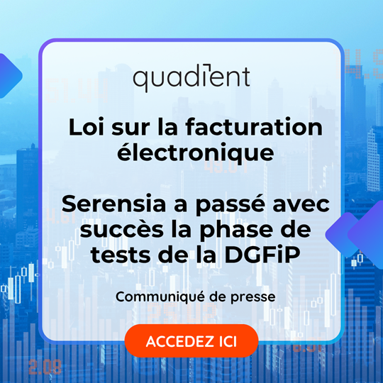 Quadient_FR's tweet image. #FacturationElectronique : Serensia de Quadient passe avec succès les tests DGFiP ! ✅ Une étape majeure pour mieux vous accompagner.

✨ Plus d'infos : go.quadient.com/3H8aBrp

#Finance #Comptabilité #Facture #eInvoicing
