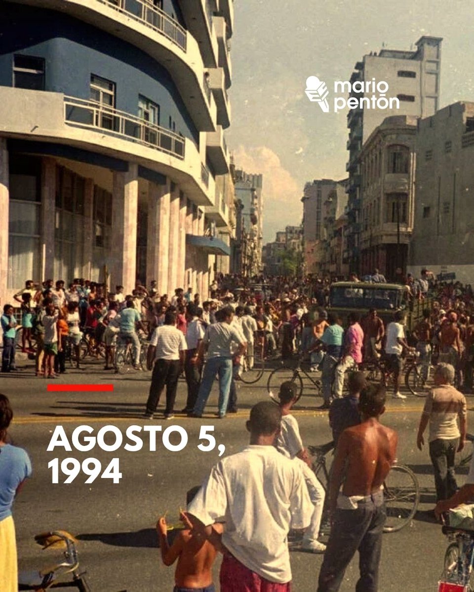 ⭕El 5 de agosto de 1994 ocurrió en La Habana el Maleconazo, una protesta masiva en la que miles de cubanos tomaron las calles exigiendo libertad, hartos de la represión, el hambre y la desesperanza.

⭕El régimen respondió con violencia: agentes de la Seguridad del Estado y