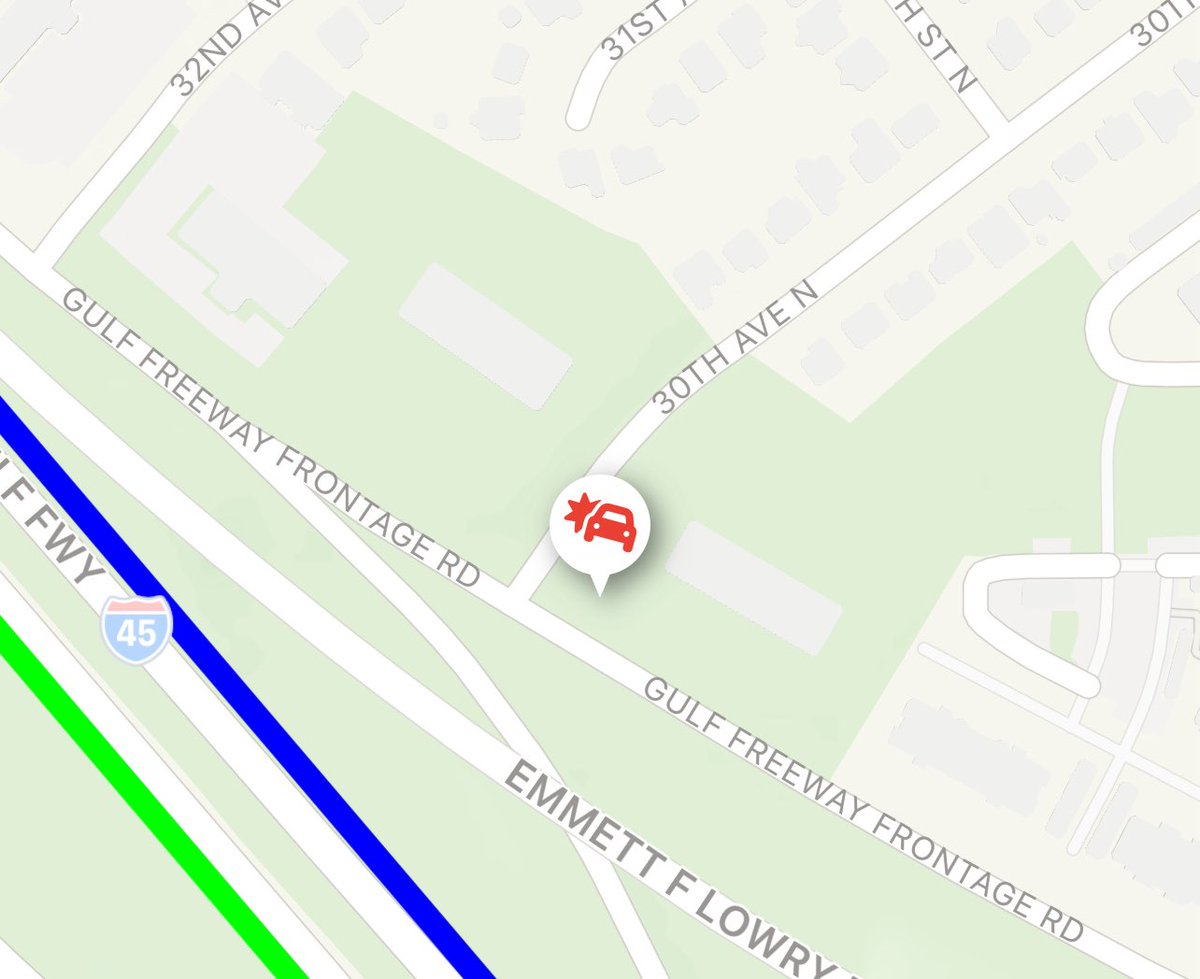 TRAFFIC ALERT: 6-vehicle crash on Gulf Feeder near Lowry Expressway in Texas City: i45.disciplemedia.com/posts/7104?sh=…