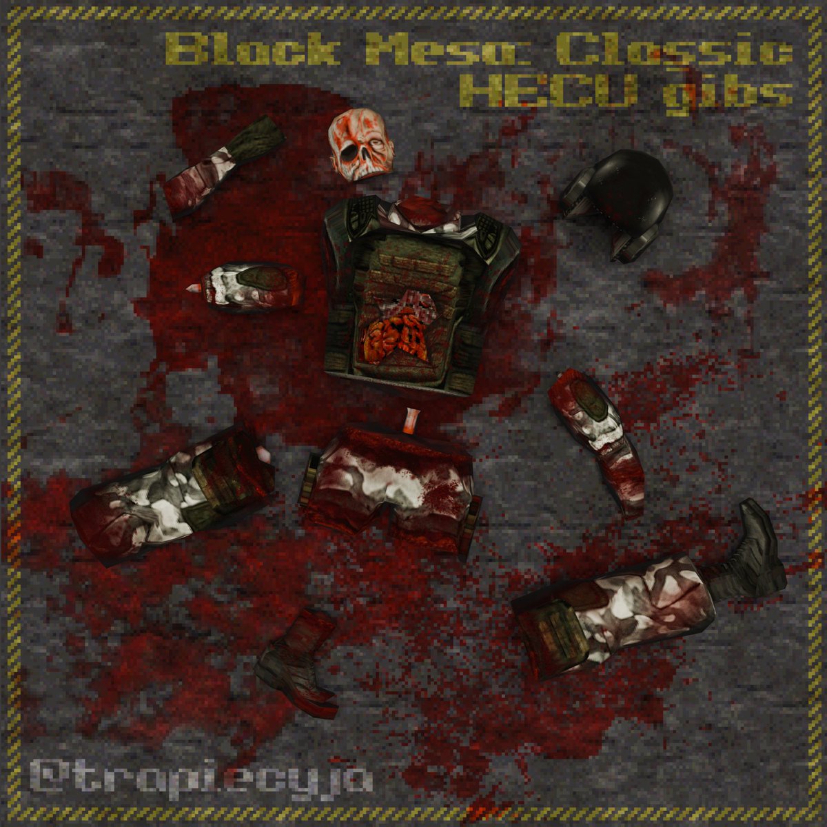 Another very safe day at Black Mesa.
Scientists and HECU gibs I've made for <a href="/HL_LambdaTeam/">Lambda Team</a>