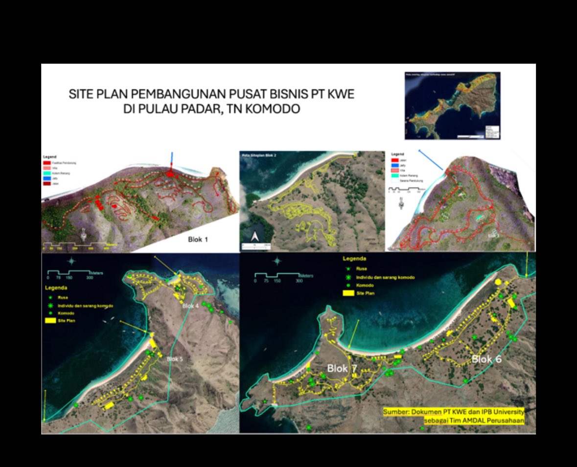 KawanBaikKomodo's tweet photo. Pulau Padar adalah ruang hidup Komodo sekaligus salah satu aset utama pariwisata alam Indonesia. Investasi untuk sarana dan layanan bagi para turis penting, tapi membangun pusat bisnis dengan 448 villa di Pulau Padar adalah sebuah kerakusan yang sudah keterlaluan. #SavePadar #SaveKomodoNationalPark