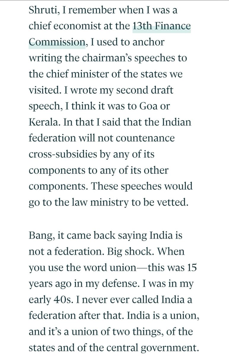 Rathin Roy on the Indian Union, what a banger
(mercatus.org/ideasofindia/r…)