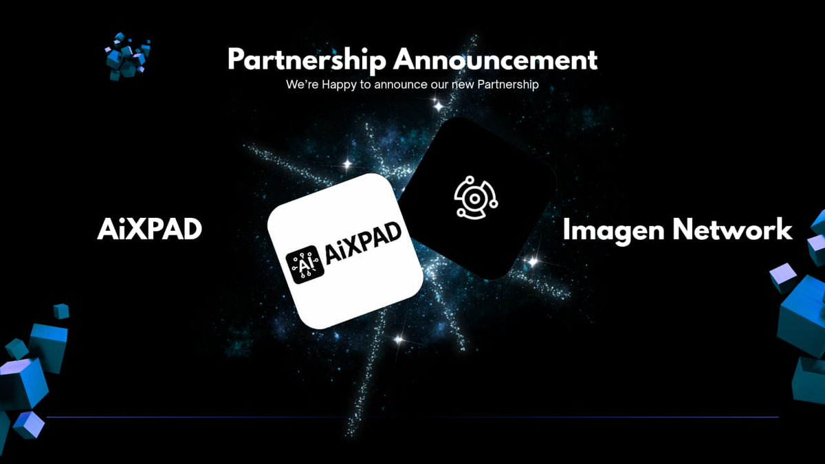 Aix_Pad's tweet image. 🌐 Partnership Announcement

 @Aix_Pad 🤝 @Imagen_Network

We’re excited to partner with Imagen Network ($IMAGE) — the first AI-powered decentralized social network redefining how digital content is created and owned in Web3.

This collaboration fuses AI-driven biotech innovation…