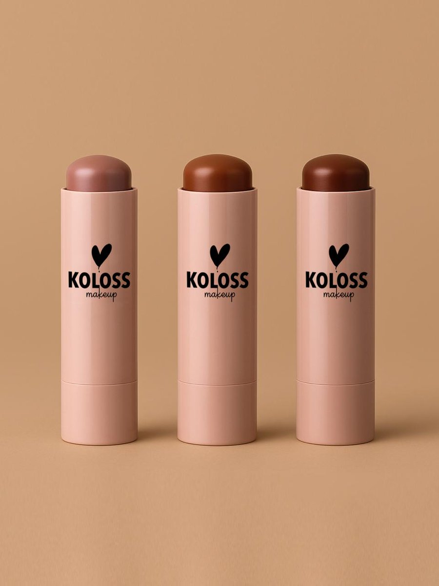 LANÇAMENTO KOLOSS MAKEUP O contorno perfeito agora vem em stick! 💖  Apresentamos o Contorno Facial Stick Koloss Makeup — alta pigmentação, textura cremosa e acabamento natural para esculpir e valorizar seus traços com praticidade e estilo. Disponível em 3 tons versáteis.