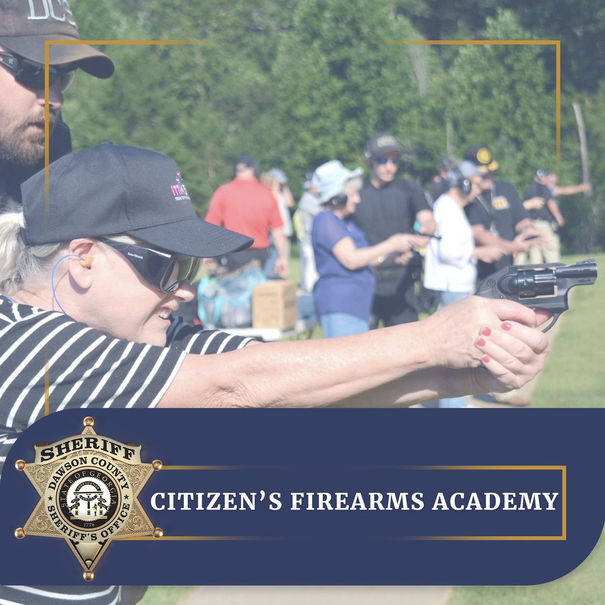 🚨 Last Citizen’s Firearms Academy of the year!

📅 Classroom: Aug 12 or 14 at 6PM
🔫 Range Day: Aug 16
📍 Dawson County residents only
💥 Weapons/ammo provided

Register via email: bhardman@dawsoncountysheriff.org — spots fill fast!