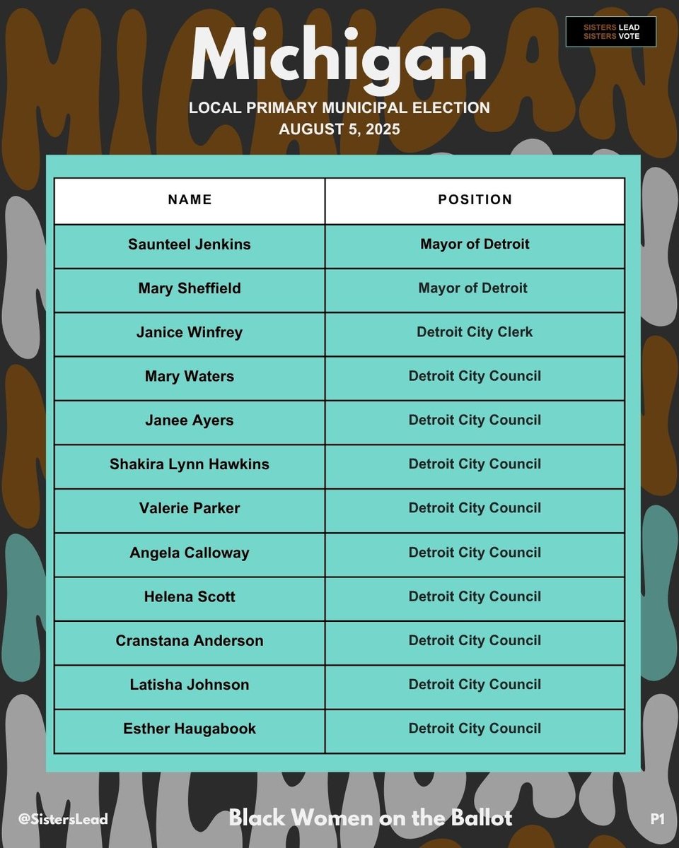 Sisters Lead Sisters Vote tweet media