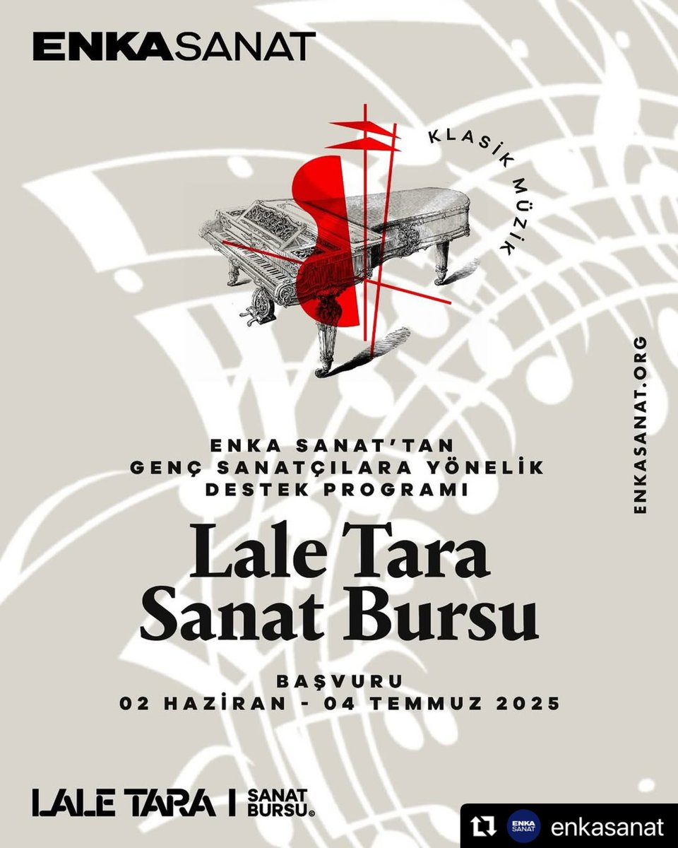 Can Saraç (@cansaracpianist) on Twitter photo 𝑳𝒂𝒍𝒆 𝑻𝒂𝒓𝒂 𝑺𝒂𝒏𝒂𝒕 𝑩𝒖𝒓𝒔𝒖’na layık görülmek ve Enka Sanat ailesinin bir parçası olmak benim için büyük bir onur. ENKA Sanat’a ve kıymetli Seçici Kurul’a içten teşekkürlerimi sunarım <a href="/enkasanat/">ENKA Sanat</a> ❤️
enkasanat.org/lale-tara-sana… 𝑳𝒂𝒍𝒆 𝑻𝒂𝒓𝒂 𝑺𝒂𝒏𝒂𝒕 𝑩𝒖𝒓𝒔𝒖’na layık görülmek ve Enka Sanat ailesinin bir parçası olmak benim için büyük bir onur. ENKA Sanat’a ve kıymetli Seçici Kurul’a içten teşekkürlerimi sunarım <a href="/enkasanat/">ENKA Sanat</a> ❤️
enkasanat.org/lale-tara-sana…