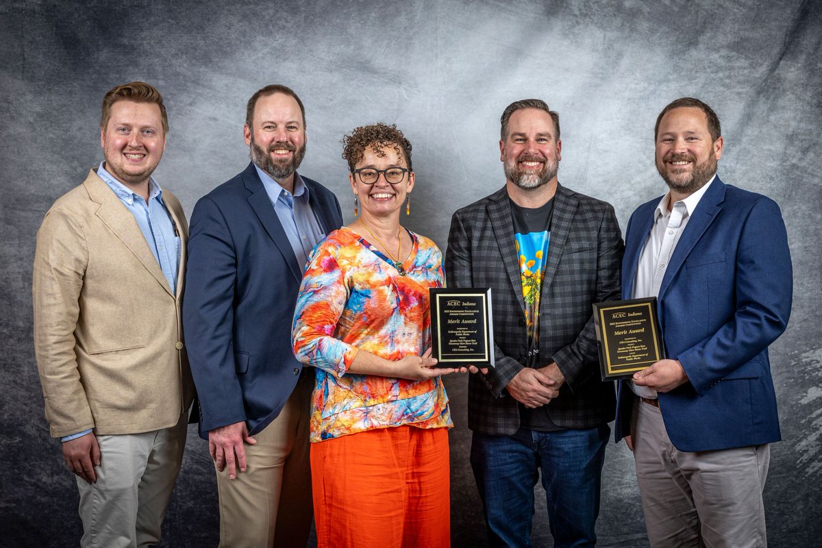 CHA Consulting, Inc. (@chasolutions_) on Twitter photo We had a great time at <a href="/ACECIndiana/">ACEC Indiana</a>'s 37th Engineering Excellence Awards Ceremony. Glowing like the trail itself, our team was shining with pride while accepting an award for Pogues Run Greenway Glow Stone Trail!
Read more about the project: bit.ly/Glow-Stone
#theCHAway We had a great time at <a href="/ACECIndiana/">ACEC Indiana</a>'s 37th Engineering Excellence Awards Ceremony. Glowing like the trail itself, our team was shining with pride while accepting an award for Pogues Run Greenway Glow Stone Trail!
Read more about the project: bit.ly/Glow-Stone
#theCHAway