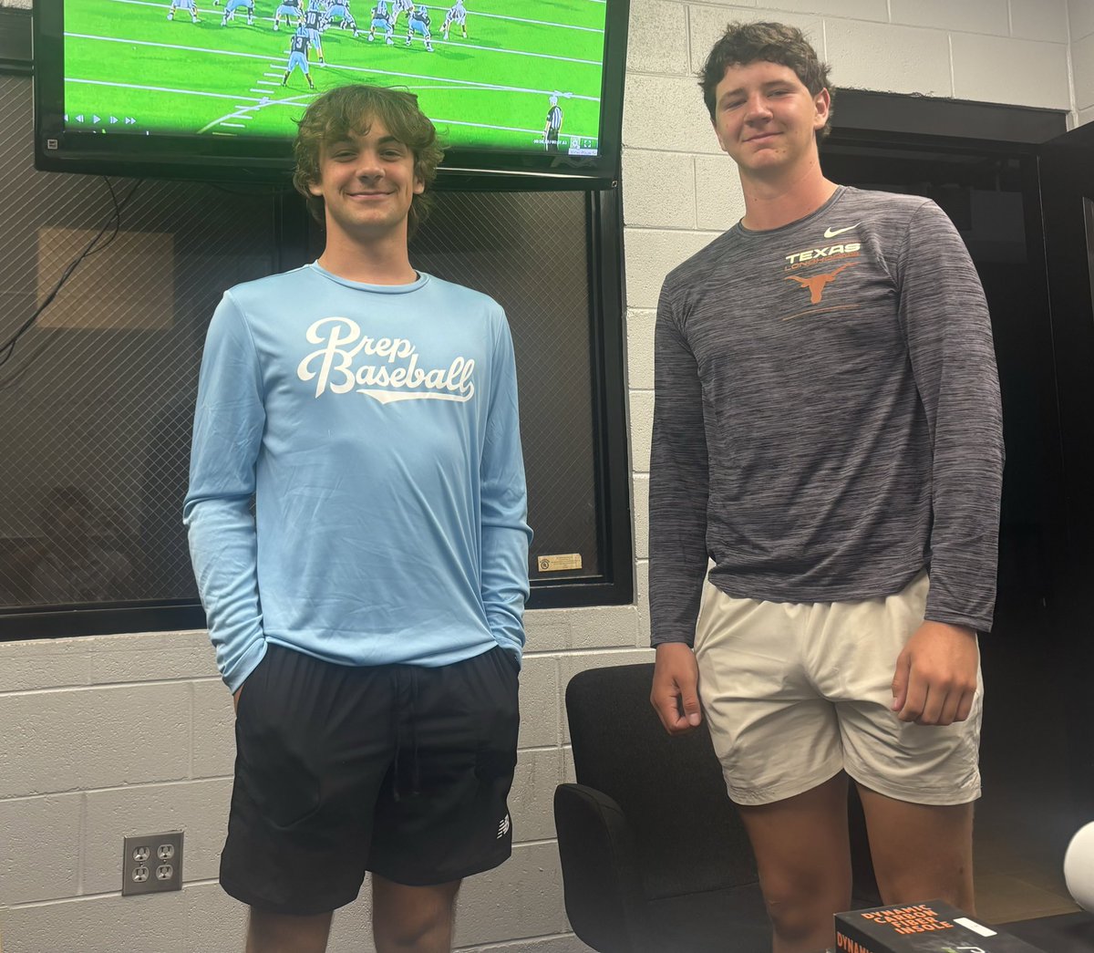 Gotta brag on these guys <a href="/jcgoolesby/">John Carter Goolesby</a> <a href="/cdavis__19/">Cade Davis</a> . Don’t have to be here till 2:30 today for Fall Camp Day 2, but these two QB’s wanted more film time and came in at 6:30 this morning. 
17 Days away from the opener. Let’s Fly! #burntheboats
