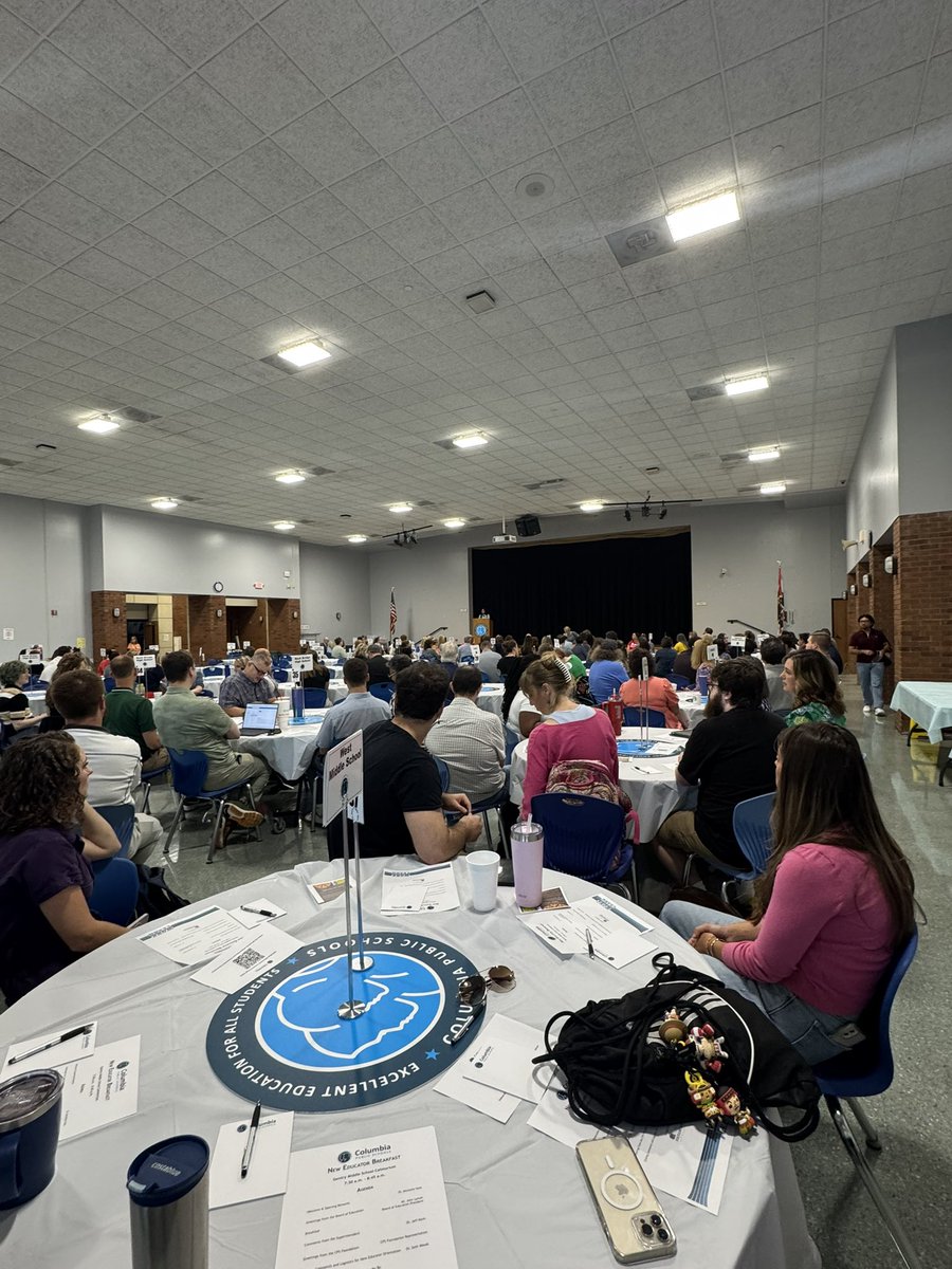 Breakfast with new CPS educators!!!  Great energy.