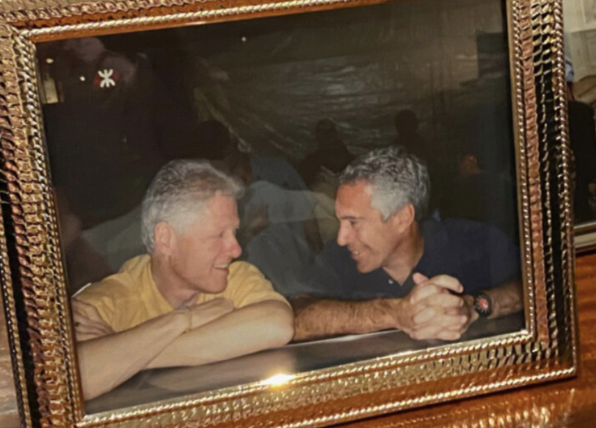 This is not a photo of casual acquaintances.