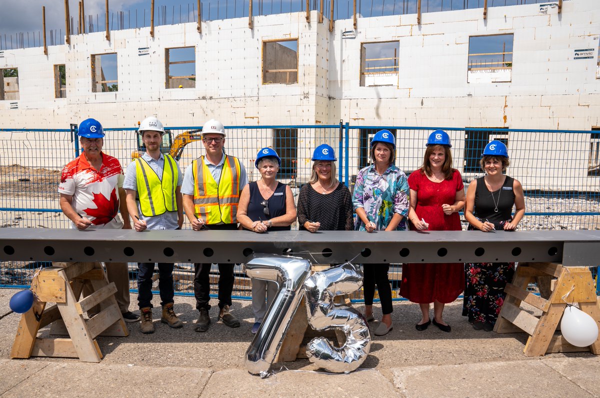 AdvantAge Ontario (@advantageont) on Twitter photo Last week, member home Craigwiel Gardens in #AilsaCraig celebrated their 75th anniversary and beam signing of their new 96-bed #LTC home! The new state-of-the-art 96-bed Craigholme is expected to open in September of 2026. Congratulations!
tinyurl.com/5b27mzut
<a href="/LisaLevin1/">Lisa Levin</a> Last week, member home Craigwiel Gardens in #AilsaCraig celebrated their 75th anniversary and beam signing of their new 96-bed #LTC home! The new state-of-the-art 96-bed Craigholme is expected to open in September of 2026. Congratulations!
tinyurl.com/5b27mzut
<a href="/LisaLevin1/">Lisa Levin</a>