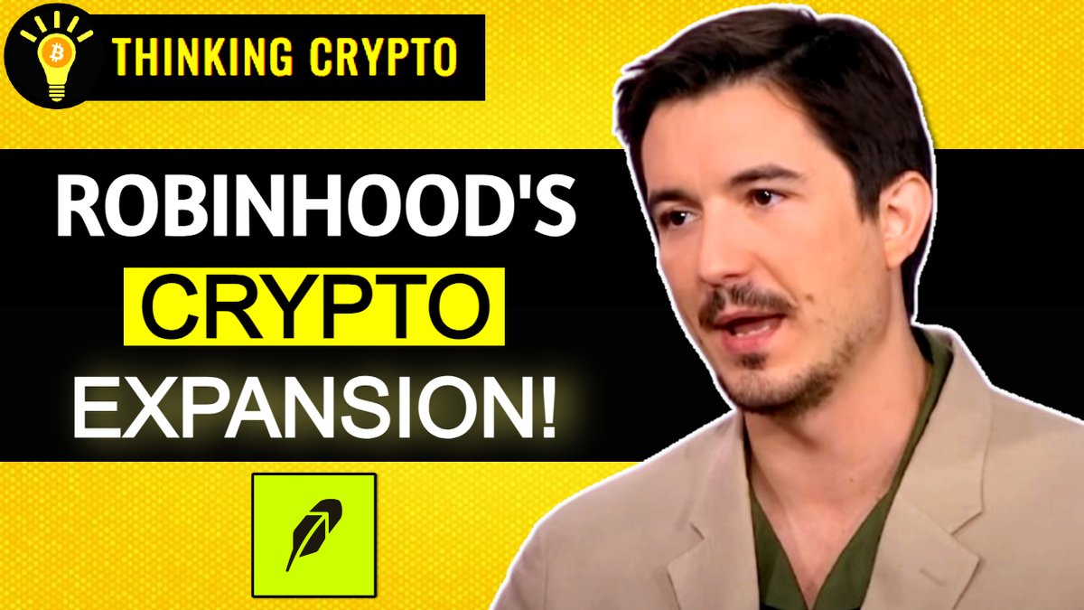 ThinkingCrypto1's tweet image. Robinhood’s Big Crypto &amp;amp; Stablecoin Plans!

WATCH ▶️ youtu.be/MKw850489GA

Vlad Tenev, CEO of Robinhood, joined me to discuss the company’s plans for the crypto asset class, its blockchain initiatives, and more.

Topics: 
- Robinhood&apos;s strong business and financial results 
-…