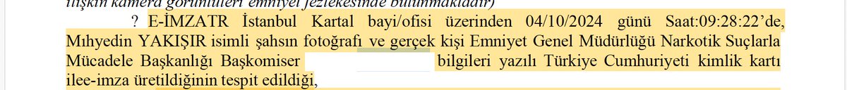 Emniyet Genel Müdürlüğü’nün açıklamasına konu edilen haberimiz tamamen Ankara Cumhuriyet Başsavcılığı’nın iddianamesine ve buradaki belgelere dayanıyor. İddianamede; torbacı ve firari Mıhyeddin Yakışır’ın Emniyet Genel Müdürlüğü Narkotik Suçlarla Mücadele Başkanlığı’nda görevli