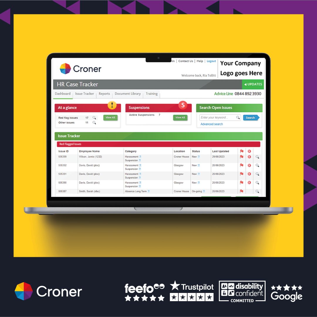 Our HR Case Tracker creates a recording of all employment law case data that can be accessed easily; no more surprises or firefighting. 

Call one of our experts today on 0808 501 6651  and we’ll give you a free demonstration.  

#HR #HRSoftware #Croner
