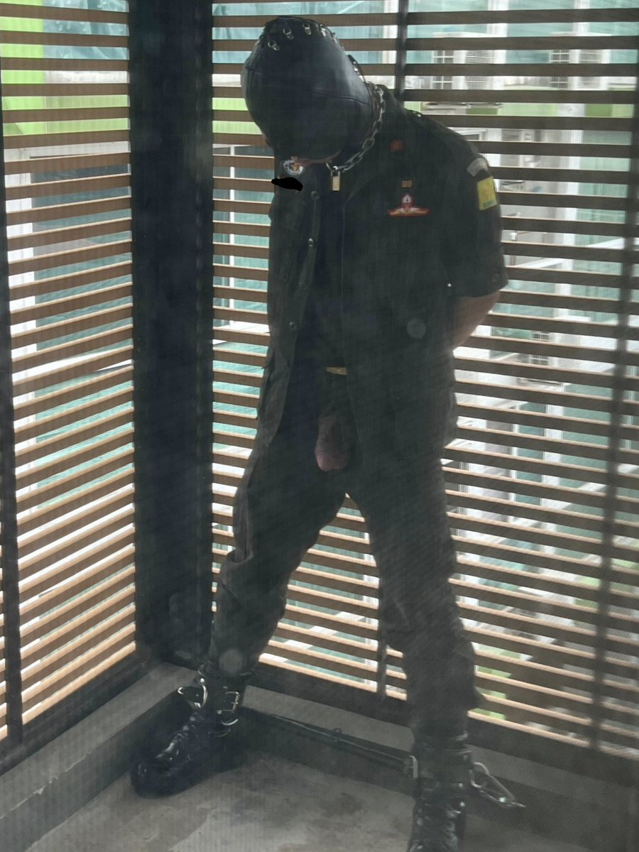 ยืนเฝ้าบ้านให้เจ้านายอีกแล้วครับ  5-6 ชั่วโมงเลย🥺🐶