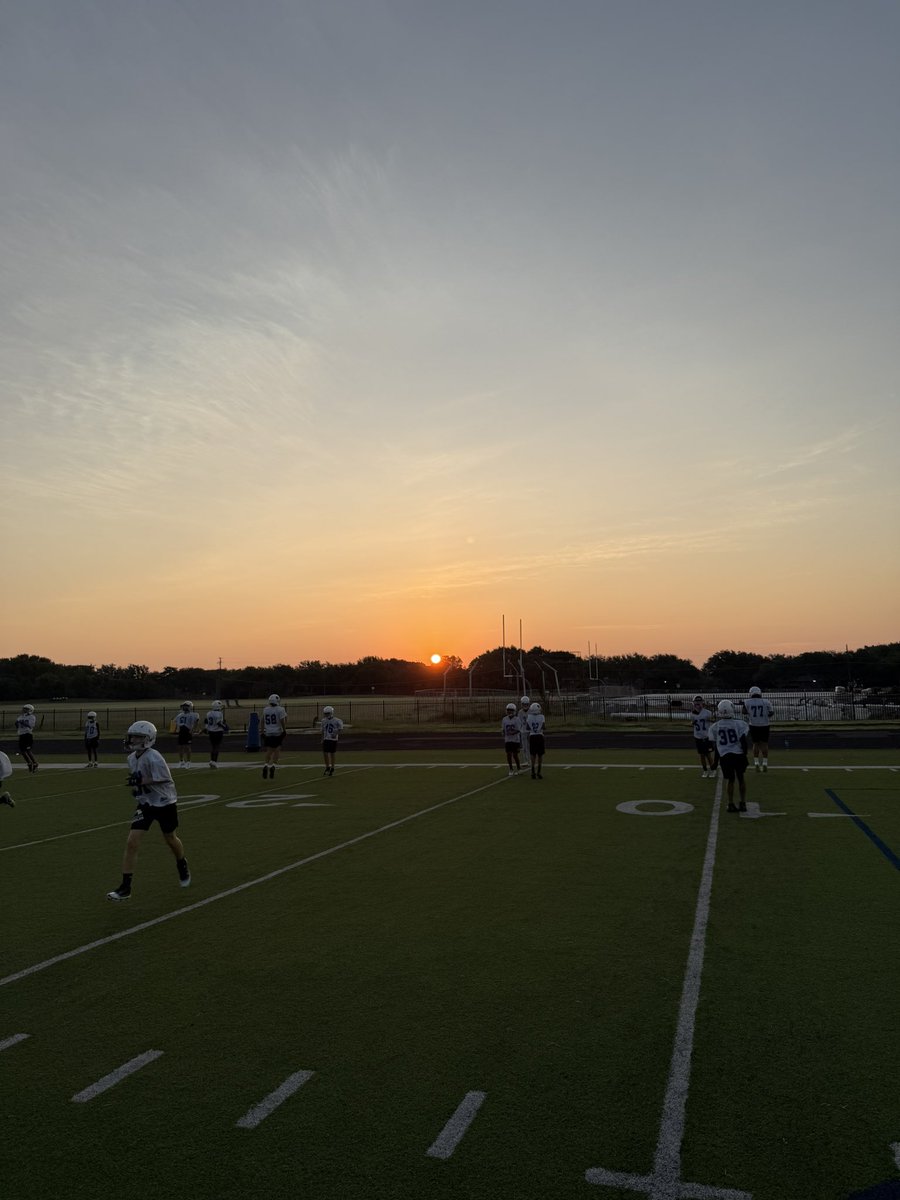 What a beautiful morning for Freshman practice on the WEST SIDE!
