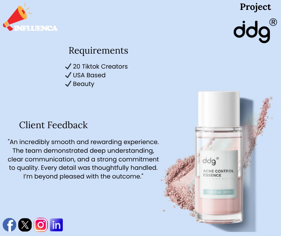 afriditalha88's tweet image. DDG Acne Control Essence targets breakouts with powerful yet gentle ingredients. It helps clear blemishes, reduce redness, and refine skin texture without drying out your skin.
#DDGEssence #AcneControl #ClearSkin #GentleOnSkin #SkincareThatWorksAsk