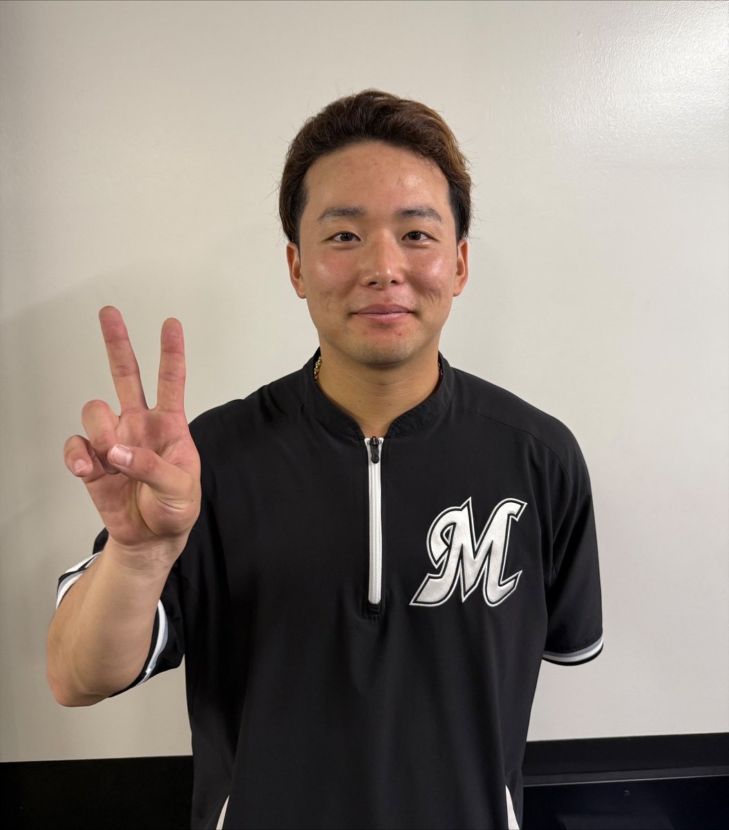 ピンチで登板し、無失点で抑えた #横山陸人 投手！
#chibalotte #広報