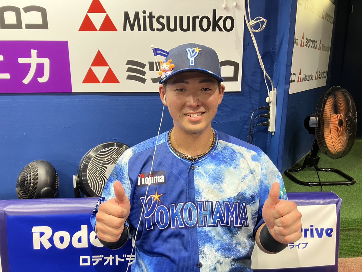 😍✌️Today's Hero🦐✨ #蝦名達夫 選手 #サヨナラ犠牲フライ #試合後