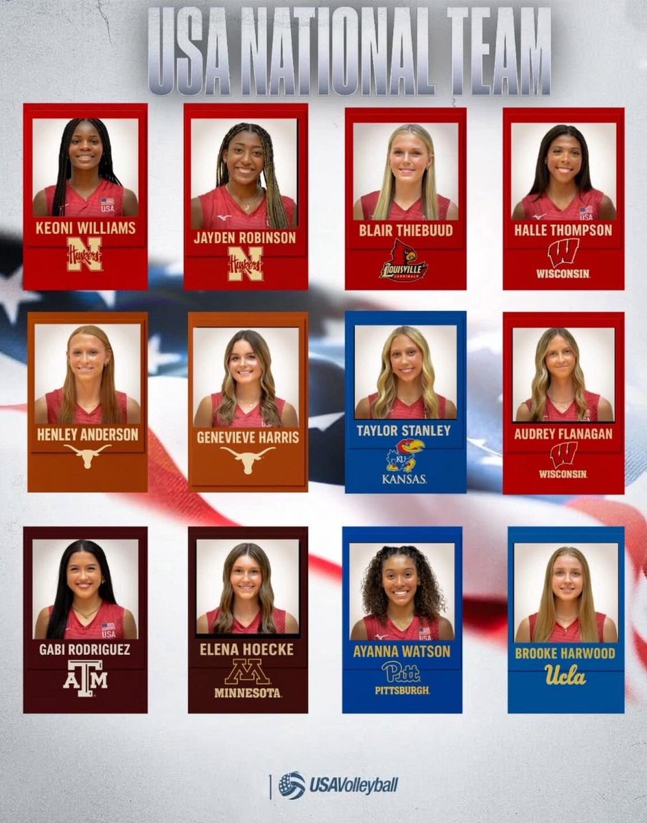 Halle Thompson (@hallethompson08) on Twitter photo I am eternally grateful for everything anyone has ever poured into me as a player and a person! Thank you for this amazing opportunity! I can’t wait to compete with this amazing team—U21 World’s Championships!! Let’s go!!!🇺🇸
<a href="/usavolleyball/">USA Volleyball</a> <a href="/grandoaksvb/">Grand Oaks Volleyball</a> <a href="/HoustonSkyline/">Houston Skyline</a> <a href="/BadgerVB/">Wisconsin Volleyball</a> I am eternally grateful for everything anyone has ever poured into me as a player and a person! Thank you for this amazing opportunity! I can’t wait to compete with this amazing team—U21 World’s Championships!! Let’s go!!!🇺🇸
<a href="/usavolleyball/">USA Volleyball</a> <a href="/grandoaksvb/">Grand Oaks Volleyball</a> <a href="/HoustonSkyline/">Houston Skyline</a> <a href="/BadgerVB/">Wisconsin Volleyball</a>