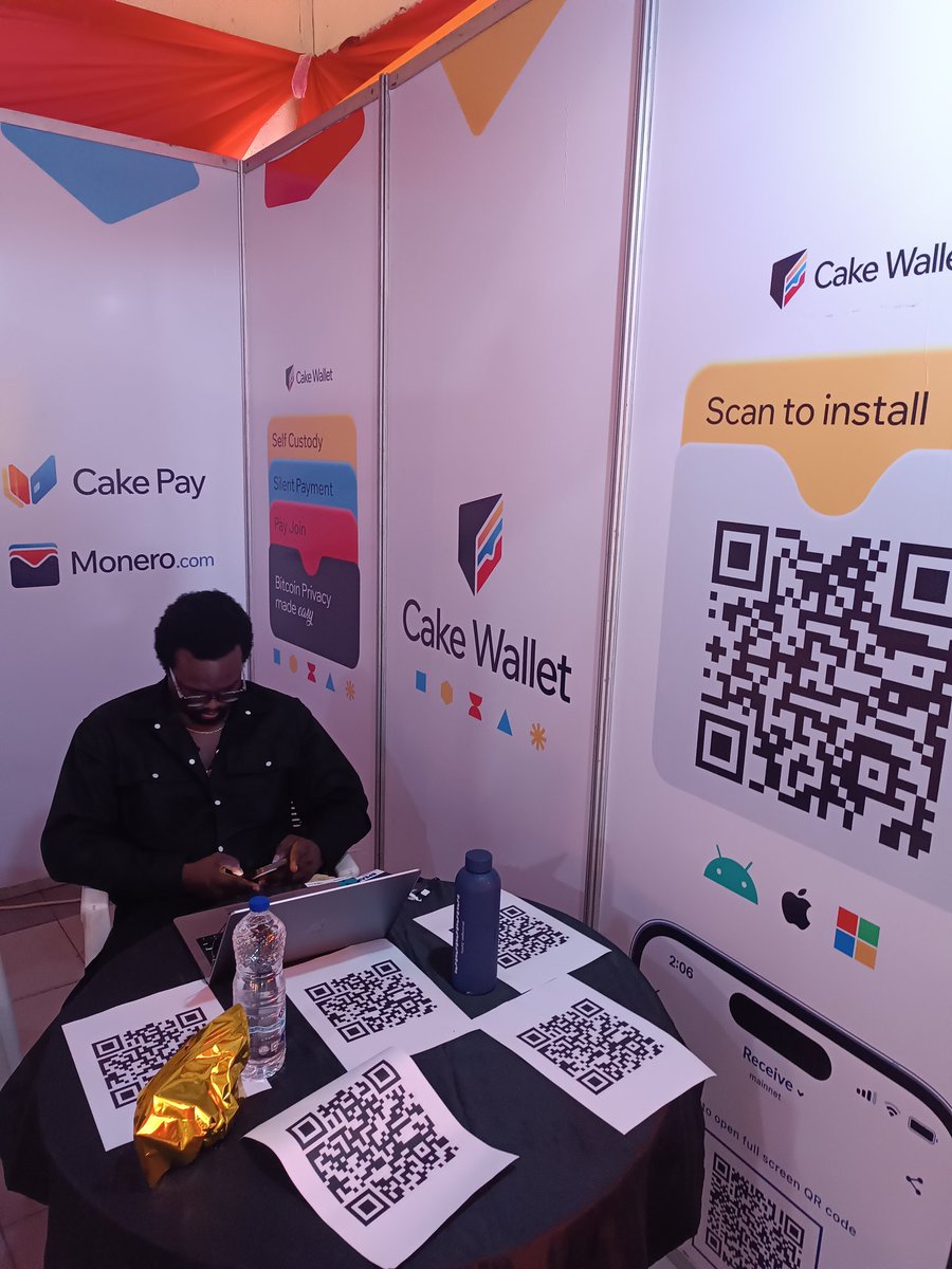 Theescarfboy (@king_ephem) on Twitter photo I'm at #CakeWalletECX5 and wow!...privacy, control, and ease all in one wallet.
<a href="/cakewallet/">Cake Wallet</a> is redefining crypto self-custody with open-source transparency & multi-asset support and many other utilities. Big thanks to <a href="/Blazebrain01/">David Adegoke</a> for the insights!
Bullish on this one 🚀🚀🚀 I'm at #CakeWalletECX5 and wow!...privacy, control, and ease all in one wallet.
<a href="/cakewallet/">Cake Wallet</a> is redefining crypto self-custody with open-source transparency & multi-asset support and many other utilities. Big thanks to <a href="/Blazebrain01/">David Adegoke</a> for the insights!
Bullish on this one 🚀🚀🚀