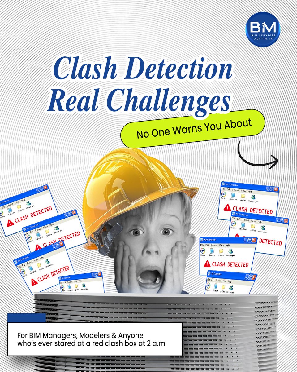 BIM_CADservices's tweet image. 🔴 Clash Detected! But what happens after that red box pops up?

We’re diving into the real-world mess behind clash detection!

#BIM #Clash #ClashDetection #ConstructionTech #DigitalConstruction #CoordinationChaos #AECReality #BIMservices