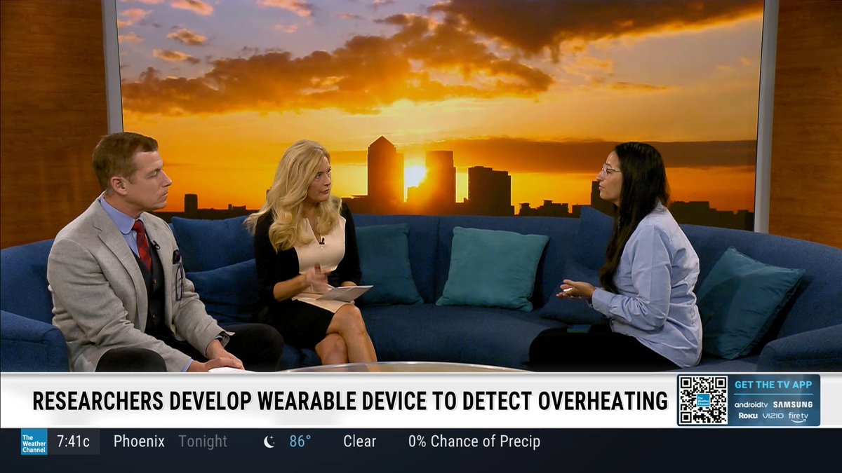 Sadly, two high school football players may have lost their lives due to practice in the heat. Researches at <a href="/GeorgiaTech/">Georgia Tech</a> and <a href="/EmoryUniversity/">Emory University</a> are developing a wearable patch to hopefully prevent future tragedies:
WATCH:
instagram.com/p/DM-V3m4pZkz/
<a href="/weatherchannel/">The Weather Channel</a>