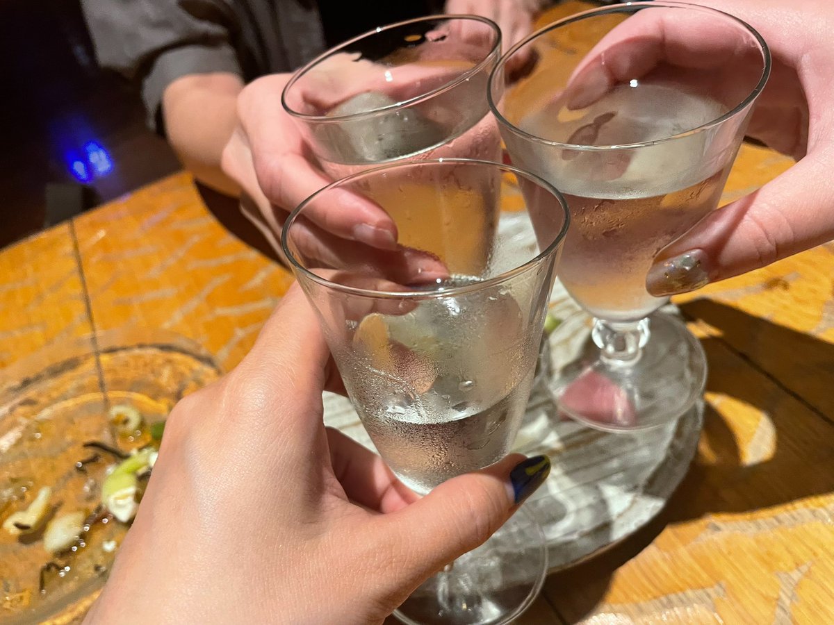 名古屋からのゲストと女子会。日本酒飲み始めてからが本番よね