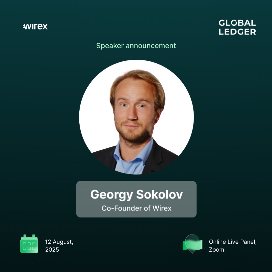 Wirex (@wirexapp) on Twitter photo Our Co-Founder, Georgy Sokolov, will be speaking at an upcoming panel discussing crypto’s laundering problem, hosted by <a href="/GlobalLedger/">Global Ledger Alerts</a>.
The panel will explore how rapid laundering is disrupting crypto risk models.
📅 12 Aug, 17:00 CEST
Register here 👉 ow.ly/Ug2l50WxVaO Our Co-Founder, Georgy Sokolov, will be speaking at an upcoming panel discussing crypto’s laundering problem, hosted by <a href="/GlobalLedger/">Global Ledger Alerts</a>.
The panel will explore how rapid laundering is disrupting crypto risk models.
📅 12 Aug, 17:00 CEST
Register here 👉 ow.ly/Ug2l50WxVaO