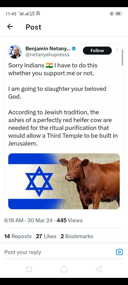 Ak Umar (@akumar70794916) on Twitter photo <a href="/jorymicah/">Jory Micah💜🇵🇸🕊️</a> .👉🙄 NO. THE THIRD TEMPLE WASN'T BUILT. NETANYAHU SAY'S WE WILL BUILT THIRD TIME TEMPLE IN JERUSALEM WITH SLAUGHTER OF A RED HEIFER 🥰. LOOK BELOW . 30 MARCH 2024😱.👇. <a href="/jorymicah/">Jory Micah💜🇵🇸🕊️</a> .👉🙄 NO. THE THIRD TEMPLE WASN'T BUILT. NETANYAHU SAY'S WE WILL BUILT THIRD TIME TEMPLE IN JERUSALEM WITH SLAUGHTER OF A RED HEIFER 🥰. LOOK BELOW . 30 MARCH 2024😱.👇.