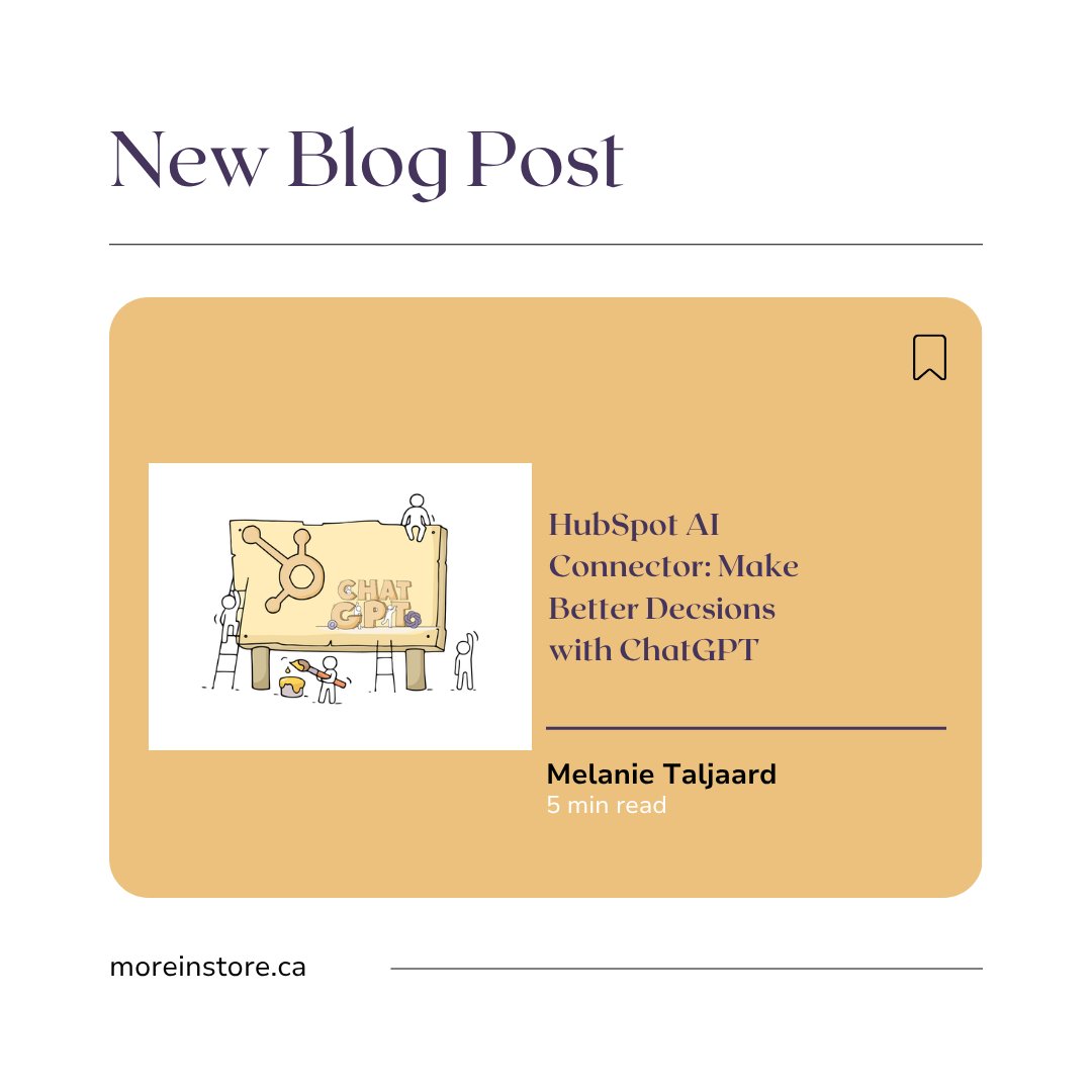 mtaljaard's tweet image. HubSpot’s AI Connector + ChatGPT = faster, smarter marketing decisions. Learn who your best customers are, create messages that resonate, and focus on the right channels.
hubs.ly/Q03BjGJW0
#HubSpotAI #MarketingTips #CRMInsights