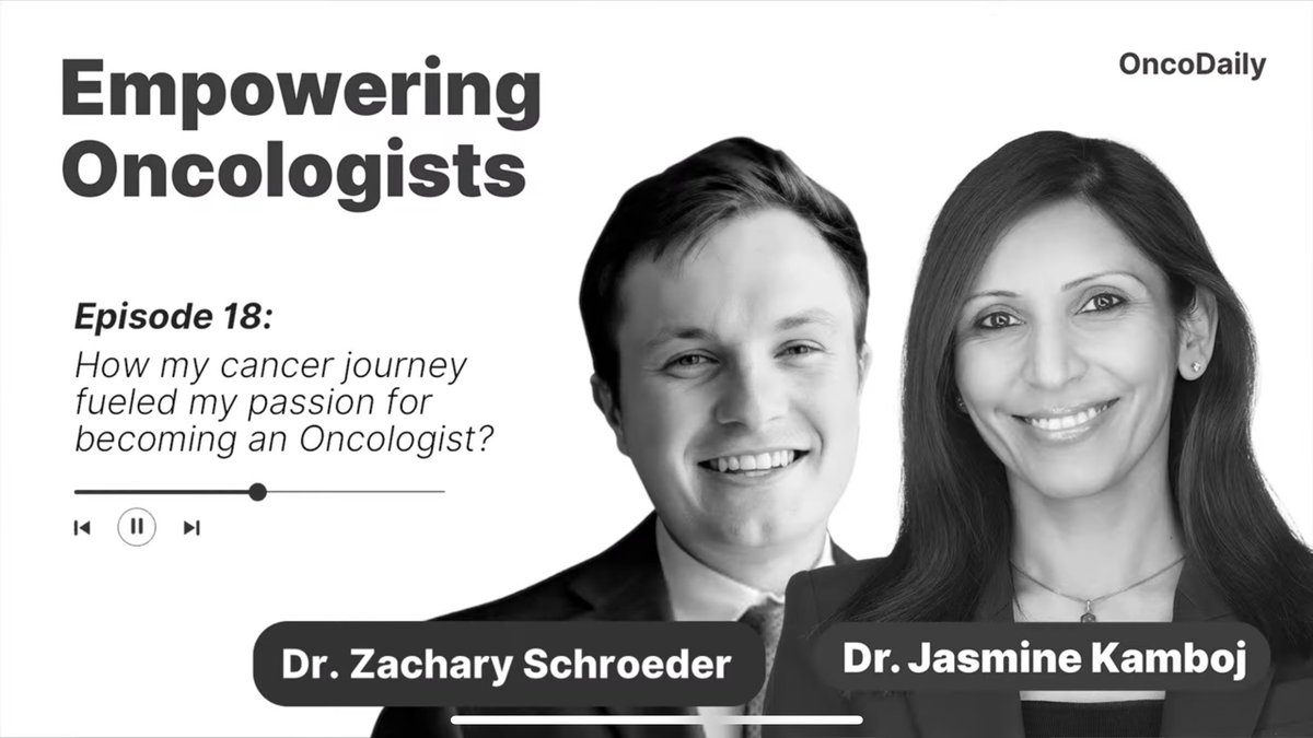 New "Empowering Oncologists" ep from @OncoDaily! Jasmine Kamboj chats with Zack Schroeder, Rural Cancer Institute co-founder. From China to rural Kansas, his cancer battle, &amp; oncology passion. #Oncology #RuralCancer #MedTwitter
youtube.com/watch?v=s5L45b…