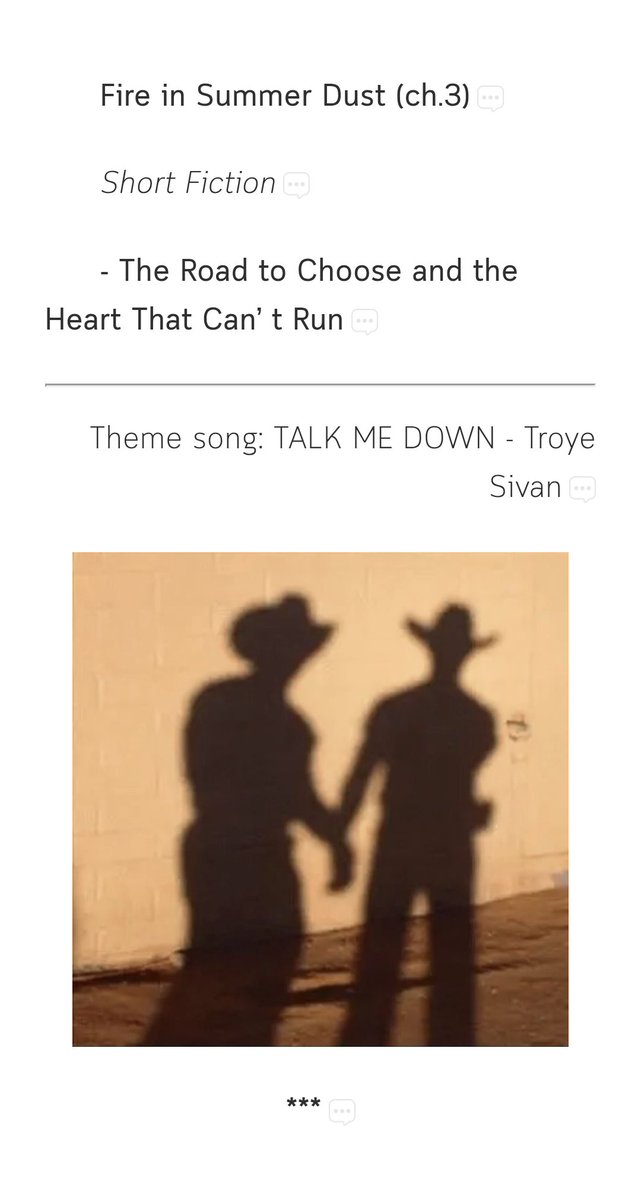 pls. retweet 🙏🏻
<a href="/BoZhanFiction/">𝐁𝐨𝐙𝐡𝐚𝐧𝐅𝐢𝐜𝐭𝐢𝐨𝐧 🦁🐰</a> <a href="/Hello_Writer95/">✨~𝐡𝐞𝐥𝐥𝐨𝐰𝐫𝐢𝐭𝐞𝐫~✨</a>

#กลิ่นไฟในฤดูร้อน
Chapter 3: The Road to Choose and the Heart That Can't Run (end)

Link: readawrite.com/c/ea91027edacb…

อัพตอนจบแล้วครับ ใครยังไม่อ่านมาอ่านกัน ฟิคสั้น 3 ตอนจบ🔥🔥🔥🔥
#ฟิคป๋อจ้าน #แนะนําฟิคป๋อจ้าน