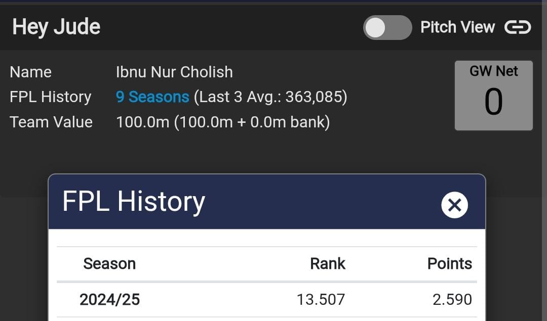 Hey Jude siap berkompetisi di LIGA FPL BAHAGIA CHAMPIONS LEAGUE SEASON 3
<a href="/fplbahagia/">FPL BAHAGIA 🇲🇨</a> 
#FPL
#FPLBahagiaChampionsLeague
#FPLCommunity