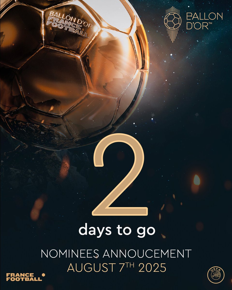 2️⃣ days to go! 

#ballondor