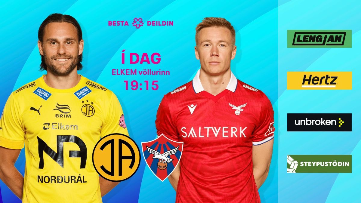 Besta deildin (@bestadeildin) on Twitter photo Eini leikur dagsins fer fram á Skaganum þegar Valur heimsækir ÍA! 🤩
📌 ELKEM völlurinn
⏲️ 19:15
⚽️ <a href="/Skagamenn/">ÍA Akranes FC</a> 🆚 <a href="/Valurfotbolti/">ValurFotbolti</a>
🎟️ Miðasala á stubb.is Eini leikur dagsins fer fram á Skaganum þegar Valur heimsækir ÍA! 🤩
📌 ELKEM völlurinn
⏲️ 19:15
⚽️ <a href="/Skagamenn/">ÍA Akranes FC</a> 🆚 <a href="/Valurfotbolti/">ValurFotbolti</a>
🎟️ Miðasala á stubb.is