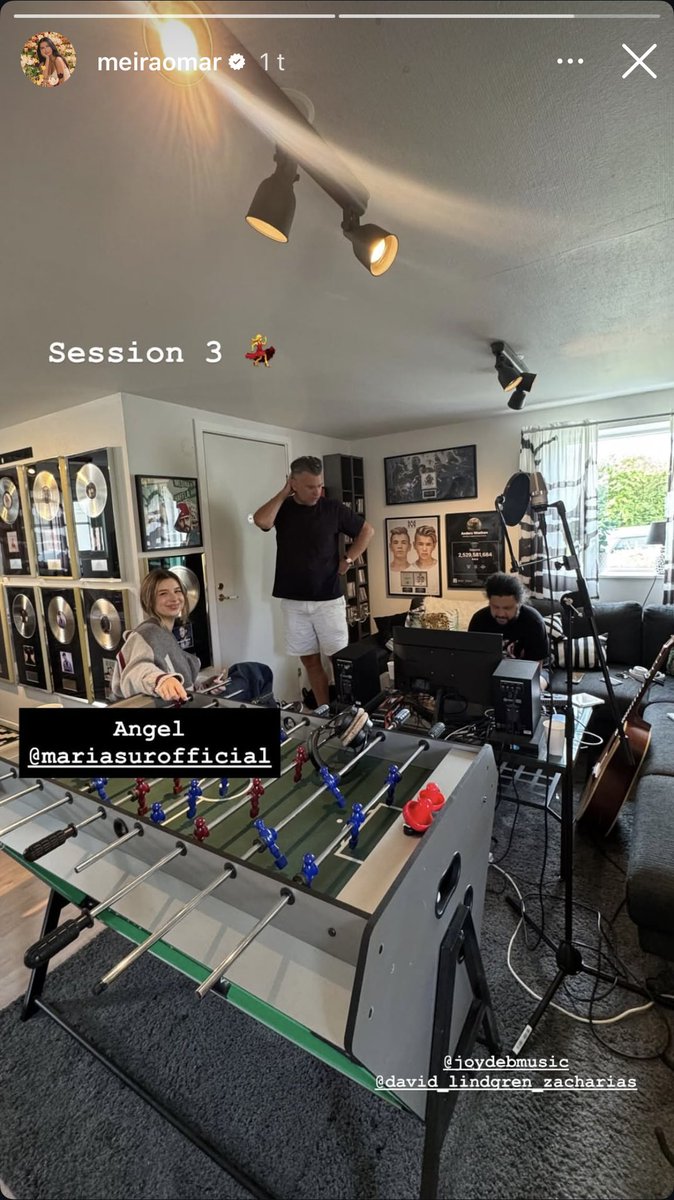 Meira Omar working with Wrethov, Jimmy Joker and Laurel Barker, plus with Maria Sur, David Lindgren Zacharias and Joy Deb. New Melfest bangers incoming…